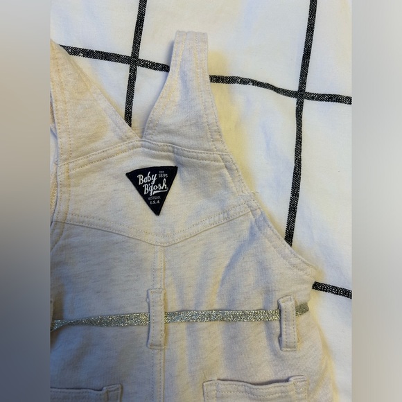 Baby B’Gosh Sweat Overalls Cream Size 12 Months - Picture 5 of 7